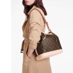 Louis Vuitton LV Women Petit Noé Bucket Bag Monogram Coated Canvas Cowhide Leather - Image 12