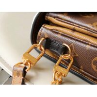 Louis Vuitton LV Women Pochette Métis Bag Brown Monogram Reverse Coated Canvas (8)