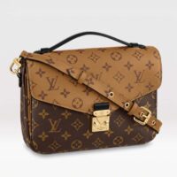 Louis Vuitton LV Women Pochette Métis Bag Brown Monogram Reverse Coated Canvas (8)