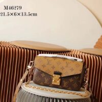 Louis Vuitton LV Women Pochette Métis Bag Brown Monogram Reverse Coated Canvas (8)