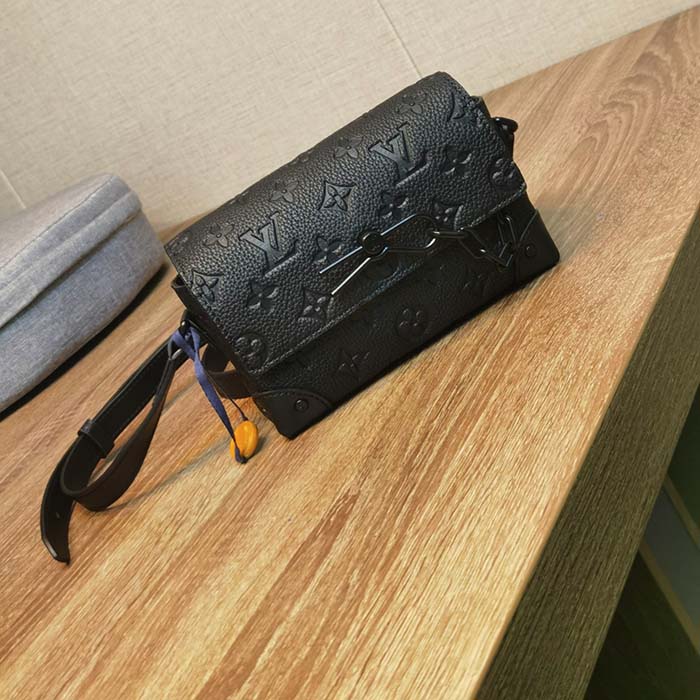 Louis Vuitton Leather Steamer Wallet - Black Wallets, Accessories -  LOU74869