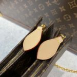 Louis Vuitton LV Women Toiletry Pouch On Chain Monogram Coated Canvas Cowhide - Image 9