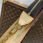 Louis Vuitton LV Women Toiletry Pouch On Chain Monogram Coated Canvas Cowhide - Image 8