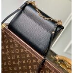 Louis Vuitton LV Women Twist MM Handbag Black Epi Grained Cowhide - Image 4