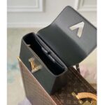 Louis Vuitton LV Women Twist MM Handbag Black Epi Grained Cowhide - Image 5