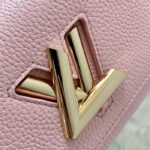 Louis Vuitton LV Women Twist PM Handbag Pink Grained Calfskin Leather - Image 7