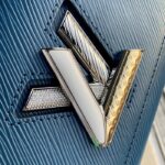 Louis Vuitton LV Women Twist PM Handbag Toledo Blue Epi Grained Cowhide - Image 7
