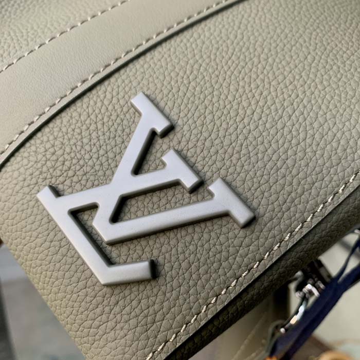 Louis Vuitton LV Aerogram backpack green Khaki Leather ref.652870