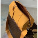 Louis Vuitton Unisex City Keepall Bag Saffron Yellow LV Aerogram Cowhide Leather - immagine 5