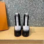 Louis Vuitton Women LV Ruby Flat Ranger Boot White Calf Leather Rubber Outsole – Image 7