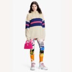 Louis Vuitton Women LV Ruby Flat Ranger White Calf Leather Bicolor Laces Rubber - Image 15