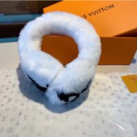 Chanel CC Women Earmuffs Ear Protectors White Black Wool Winter Sports-White (3)