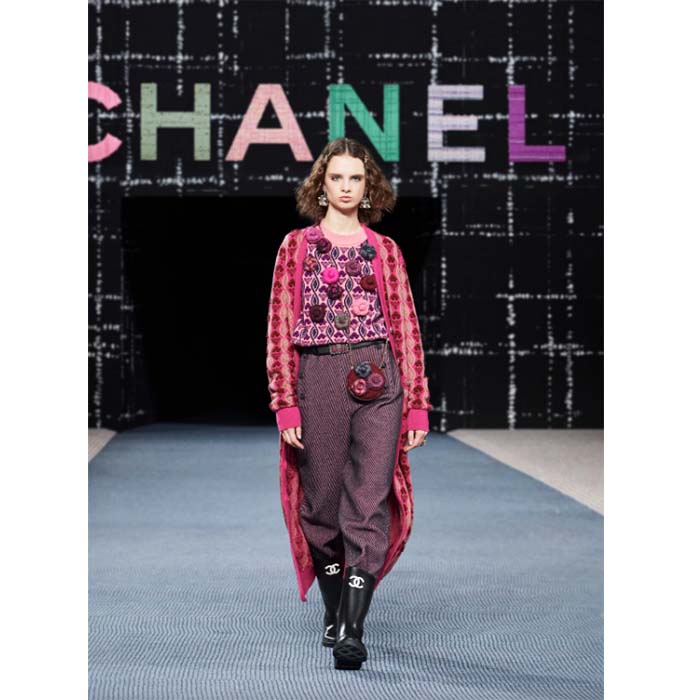 Chanel Women CC High Boots Caoutchouc Leather Black (7)
