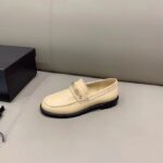 Chanel Women CC Loafers Shiny Calfskin Light Brown 2 Cm Heel - immagine 5