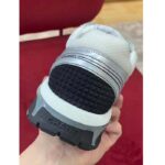 Chanel Women CC Sneakers Fabric Laminated White Silver 1 Cm Heel – Bild 10