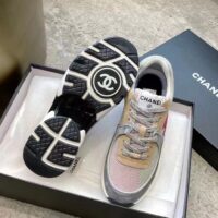 Chanel Women CC Sneakers Fabric & Suede Calfskin Multicolor 1 Cm Heel (7)