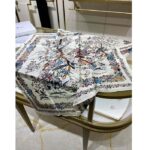 Dior CD Women Jardin D'Hiver 90 Square Scarf White Multicolor Silk Twill - immagine 3