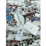 Dior CD Women Jardin D'Hiver 90 Square Scarf White Multicolor Silk Twill - immagine 5