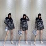 Dior Unisex CD Medium Book Tote White Blue Rêve D'Infini Embroidery - Bild 11