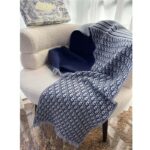 Dior Unisex CD Oblique Scarf Black Gray Wool Fringed Edging Wool - immagine 7