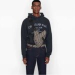 Dior Unisex CD Saddle Bag Beige Black Dior Oblique Jacquard - Imagen 13