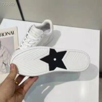 Dior Unisex Shoes CD Dior Star Sneaker White Calfskin Suede (4)