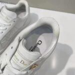 Dior Unisex Shoes CD Dior Star Sneaker White Calfskin Suede - Image 6