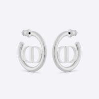 Dior Women 30 Montaigne Earrings Silver-Finish Metal
