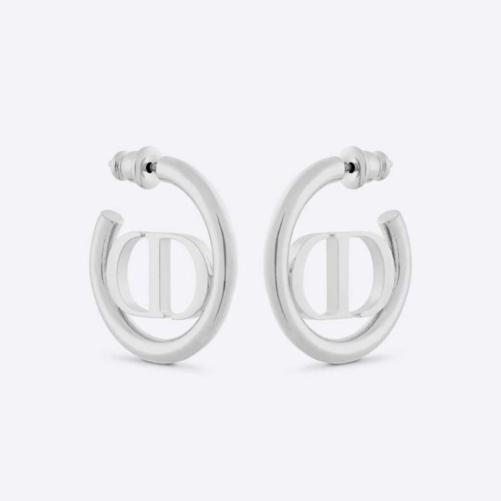 Dior Women 30 Montaigne Earrings Silver-Finish Metal