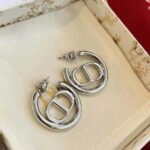 Dior Women 30 Montaigne Earrings Silver-Finish Metal - Bild 6