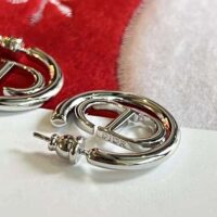 Dior Women 30 Montaigne Earrings Silver-Finish Metal (1)