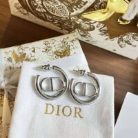 Dior Women 30 Montaigne Earrings Silver-Finish Metal (1)