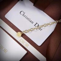 Dior Women 30 Montaigne Long Necklace Gold-Finish Metal and Silver-Tone Crystals (1)