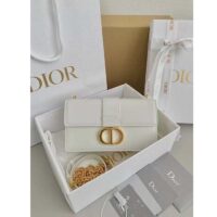 Dior Women CD 30 Montaigne East-West Bag Chain Latte Calfskin (4)