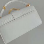 Dior Women CD 30 Montaigne East-West Bag Chain Latte Calfskin – Image 8