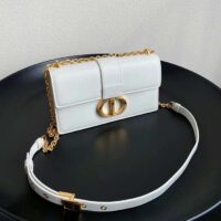 Dior Women CD 30 Montaigne East-West Bag Chain Latte Calfskin (4)