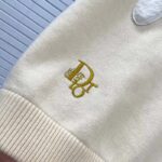 Dior Men CD By Erl Sweater Rabbit Patch Beige Cotton-Blend Jersey Round Neck – Bild 10