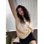 Dior Women CD By Erl Sweater Rabbit Patch Beige Cotton-Blend Jersey Round Neck – Image 11