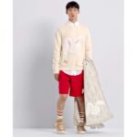 Dior Men CD By Erl Sweater Rabbit Patch Beige Cotton-Blend Jersey Round Neck – Bild 11