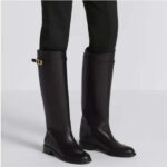 Dior Women CD Dior Empreinte Boot Black Calfskin Leather Sole Star - Image 16