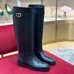 Dior Women CD Dior Empreinte Boot Black Calfskin Leather Sole Star - Image 2