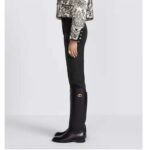 Dior Women CD Dior Empreinte Boot Black Calfskin Leather Sole Star - Image 15