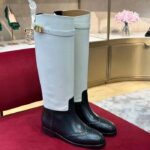 Dior Women CD Dior Empreinte Boot Black White Perforated Calfskin - immagine 2