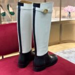 Dior Women CD Dior Empreinte Boot Black White Perforated Calfskin - immagine 4