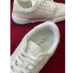 Dior Women CD Dior One Sneaker White Dior Oblique Perforated Calfskin - Image 6