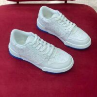 Dior Women CD Dior One Sneaker White Dior Oblique Perforated Calfskin (11)