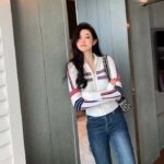 Dior Women CD DiorAlps Short High-Collar Cardigan White Three-Tone Wool Cashmere Knit - Bild 13