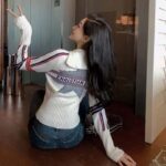 Dior Women CD DiorAlps Short High-Collar Cardigan White Three-Tone Wool Cashmere Knit - Bild 15