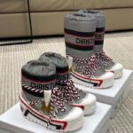 Dior Women CD DiorAlps Snow Ankle Boot Silver-Tone Star Reflective Technical Fabric - Imagen 5