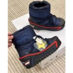 Dior Women CD DiorAlps Snow Boot Deep Blue Navy Mizza Shiny Nylon - Image 6